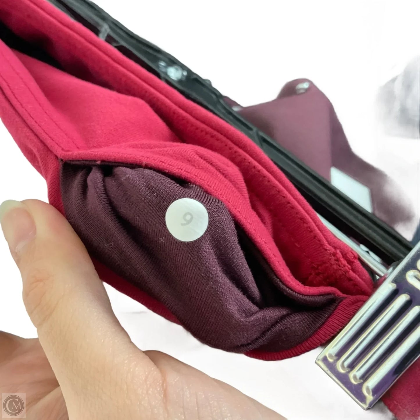 Athletic Leggings Capris By Lululemon In Maroon, Size: 6