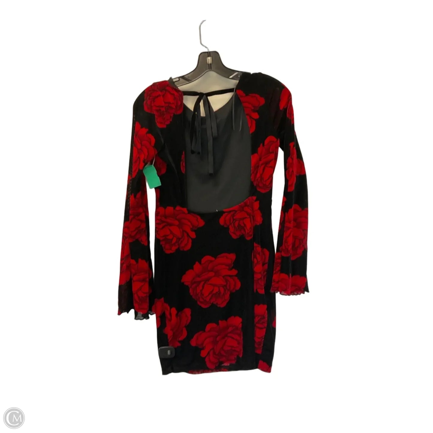Dress Casual Short By Clothes Mentor In Black & Red, Size: M