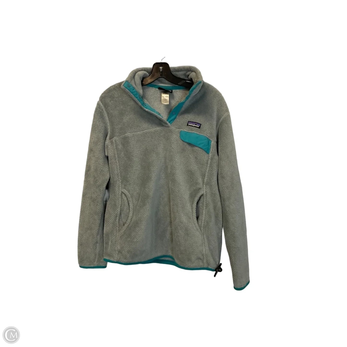 Jacket Fleece By Patagonia In Grey, Size: L