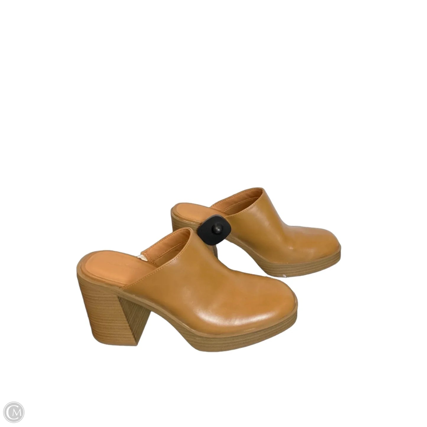 Shoes Heels Block By Universal Thread In Tan, Size: 10