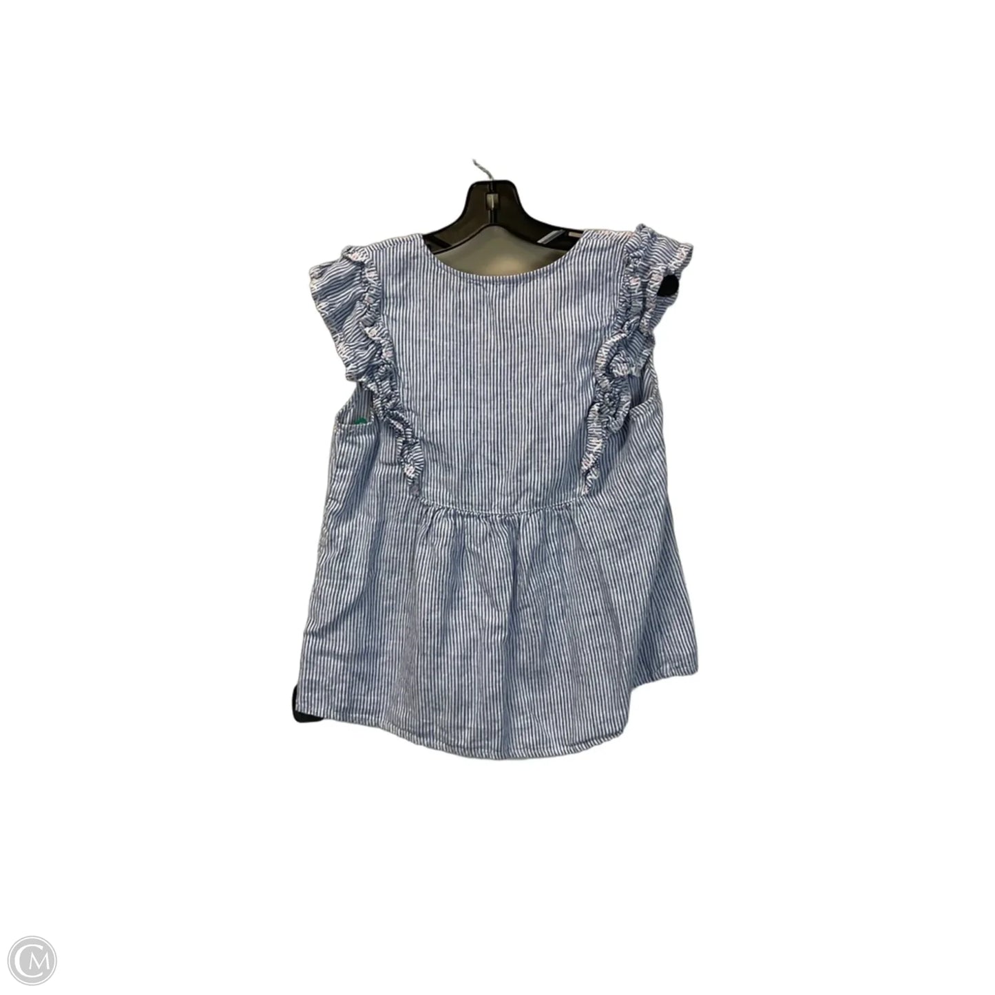 Top Sleeveless By Crown And Ivy In Striped Pattern, Size: S