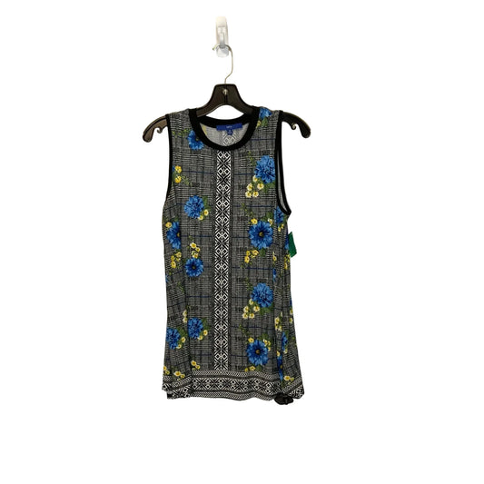 Top Sleeveless By Apt 9 In Floral Print, Size: M