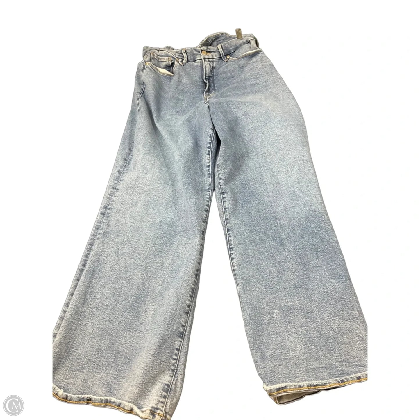 Jeans Boot Cut By Good American In Blue Denim, Size: 0