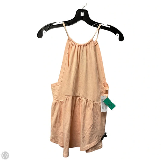 Top Sleeveless By American Eagle In Peach, Size: M