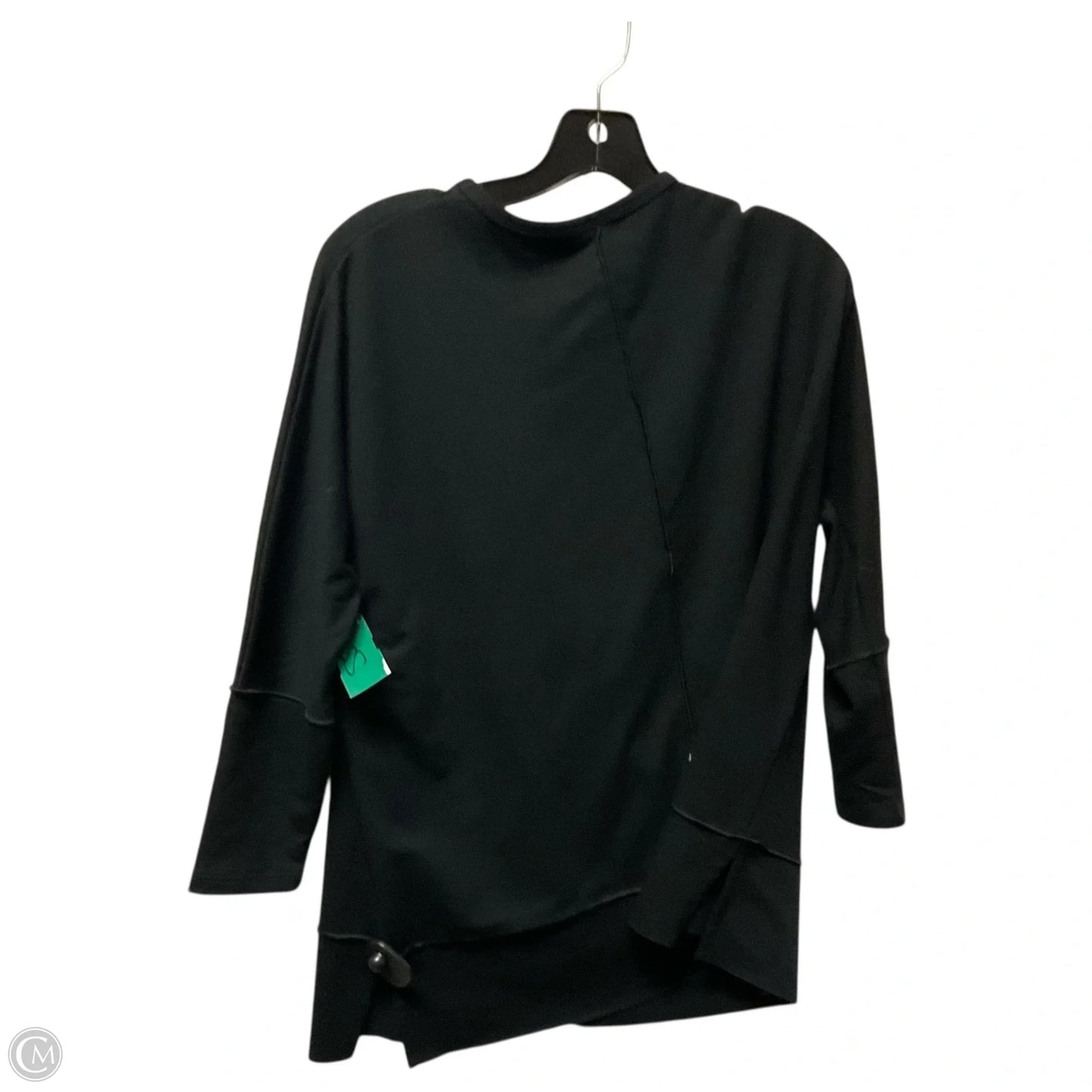 Top 3/4 Sleeve By Spanx In Black, Size: S