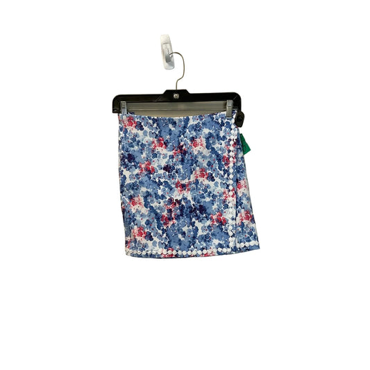 Skort By Crown And Ivy In Blue & White, Size: 6
