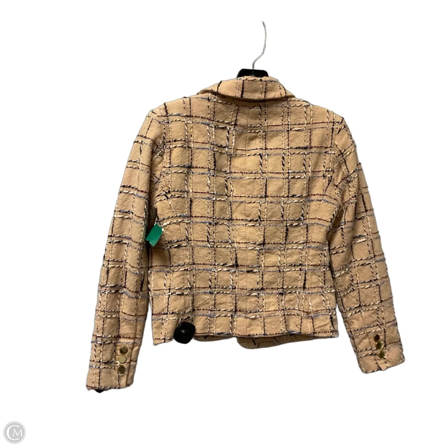 Blazer Designer By Tory Burch In Tan, Size: 4
