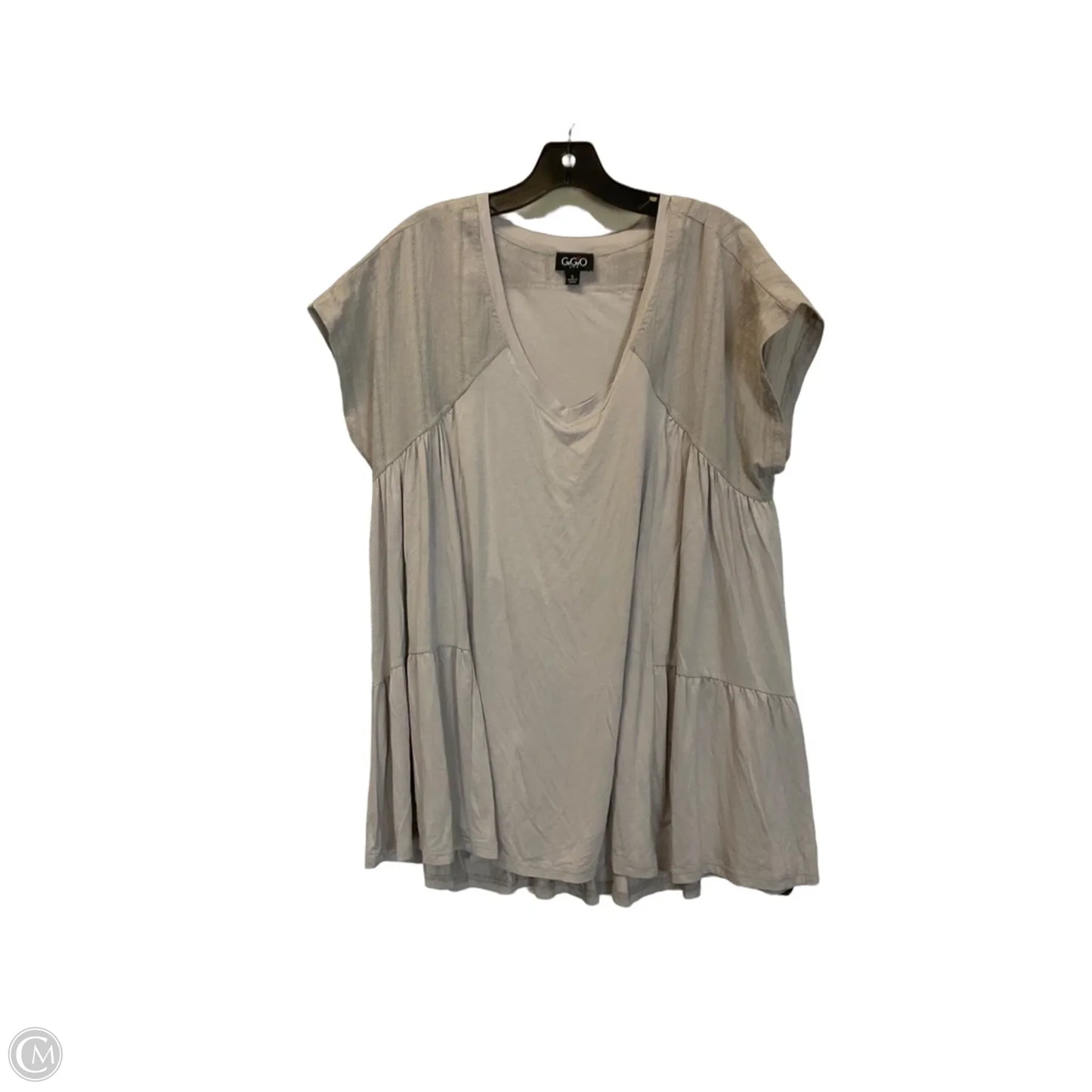 Top Short Sleeve By Gigio In Grey, Size: S
