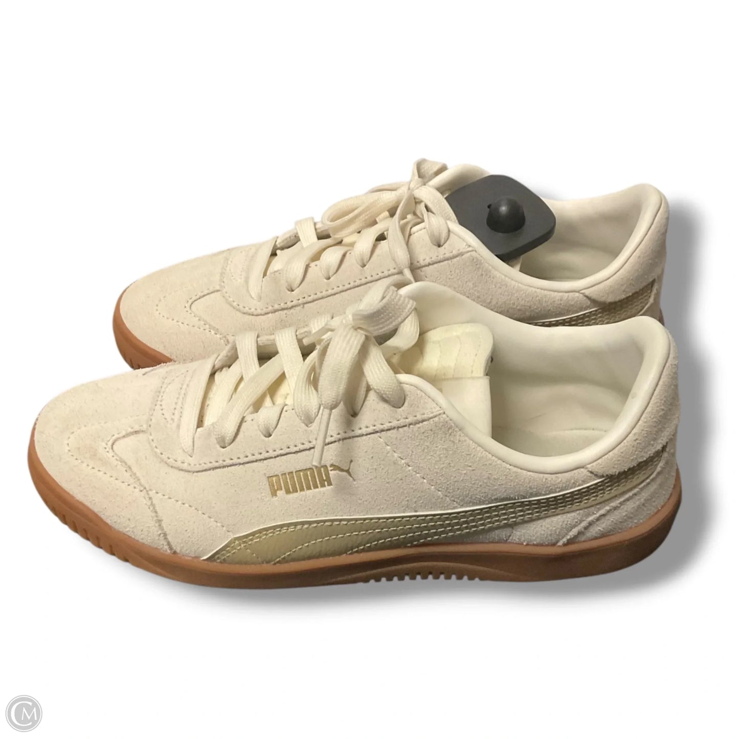 Shoes Athletic By Puma In Cream, Size: 8