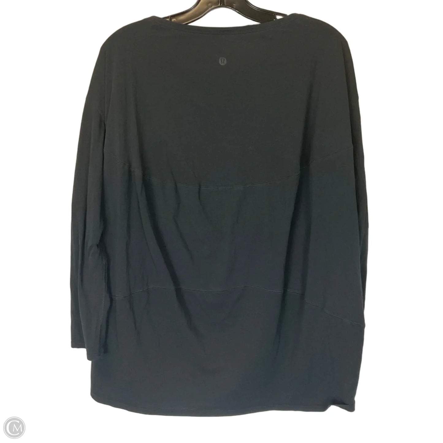 Top Long Sleeve By Lululemon In Black, Size: Xl