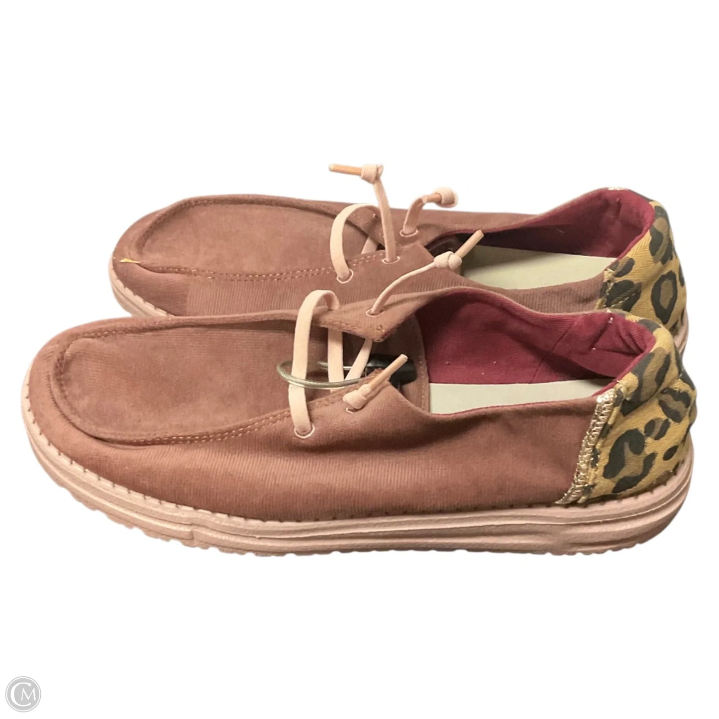 Shoes Flats By Hey Dude In Pink, Size: 9