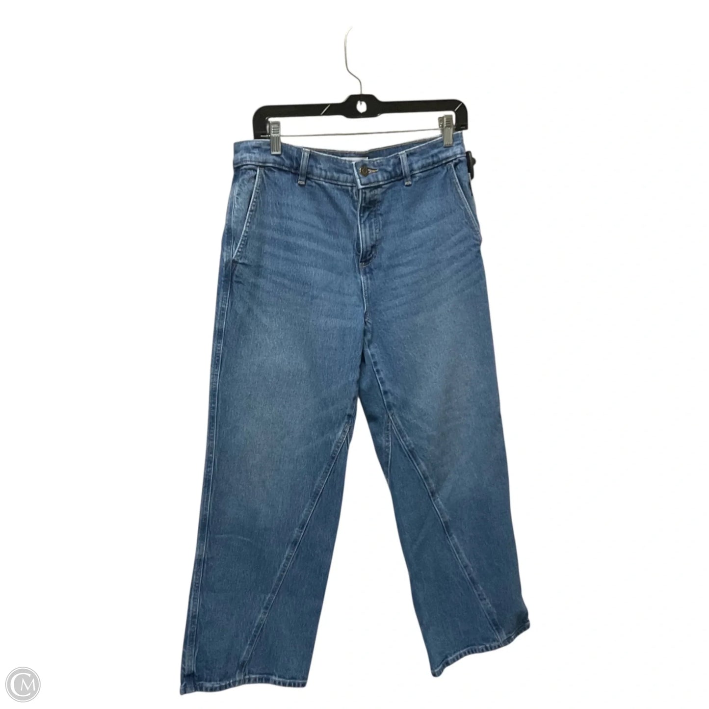 Jeans Straight By Loft In Blue Denim, Size: 6