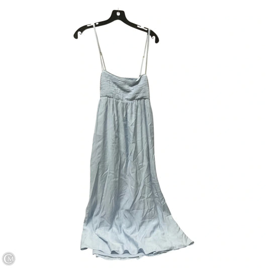 Dress Casual Maxi By Abercrombie And Fitch In Blue, Size: M