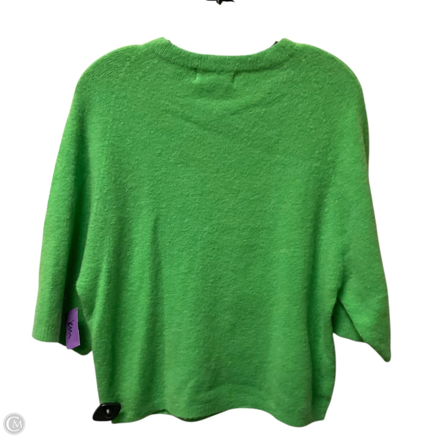 Sweater Short Sleeve By Cmc In Green, Size: L