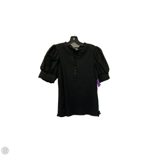 Top Short Sleeve By Bailey 44 In Black, Size: L