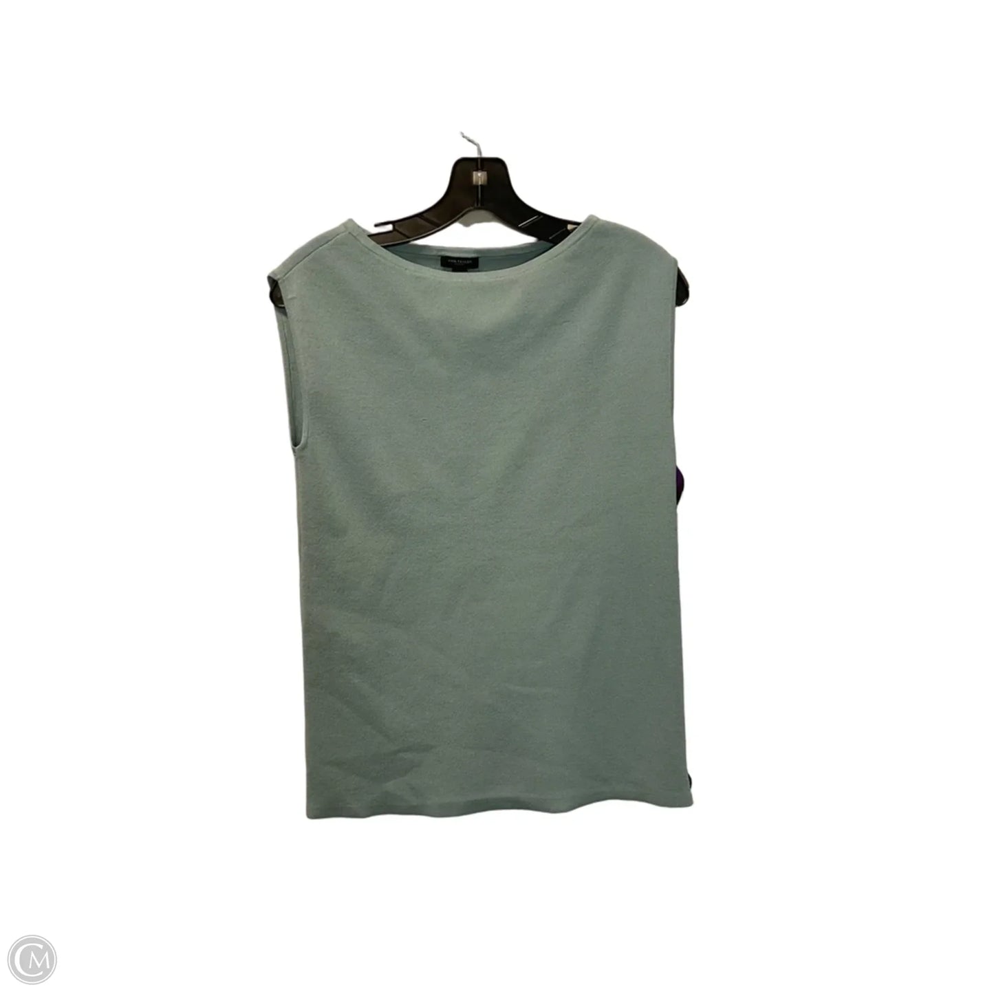 Top Sleeveless By Ann Taylor In Green, Size: M