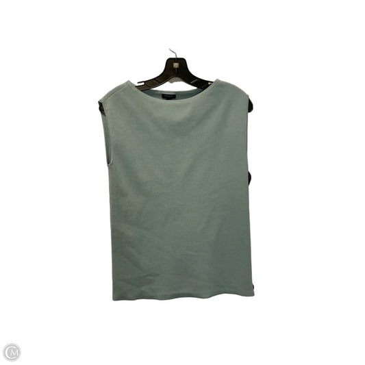 Top Sleeveless By Ann Taylor In Green, Size: M