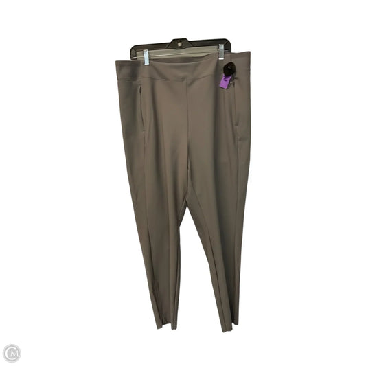Athletic Pants By Athleta In Taupe, Size: 2x