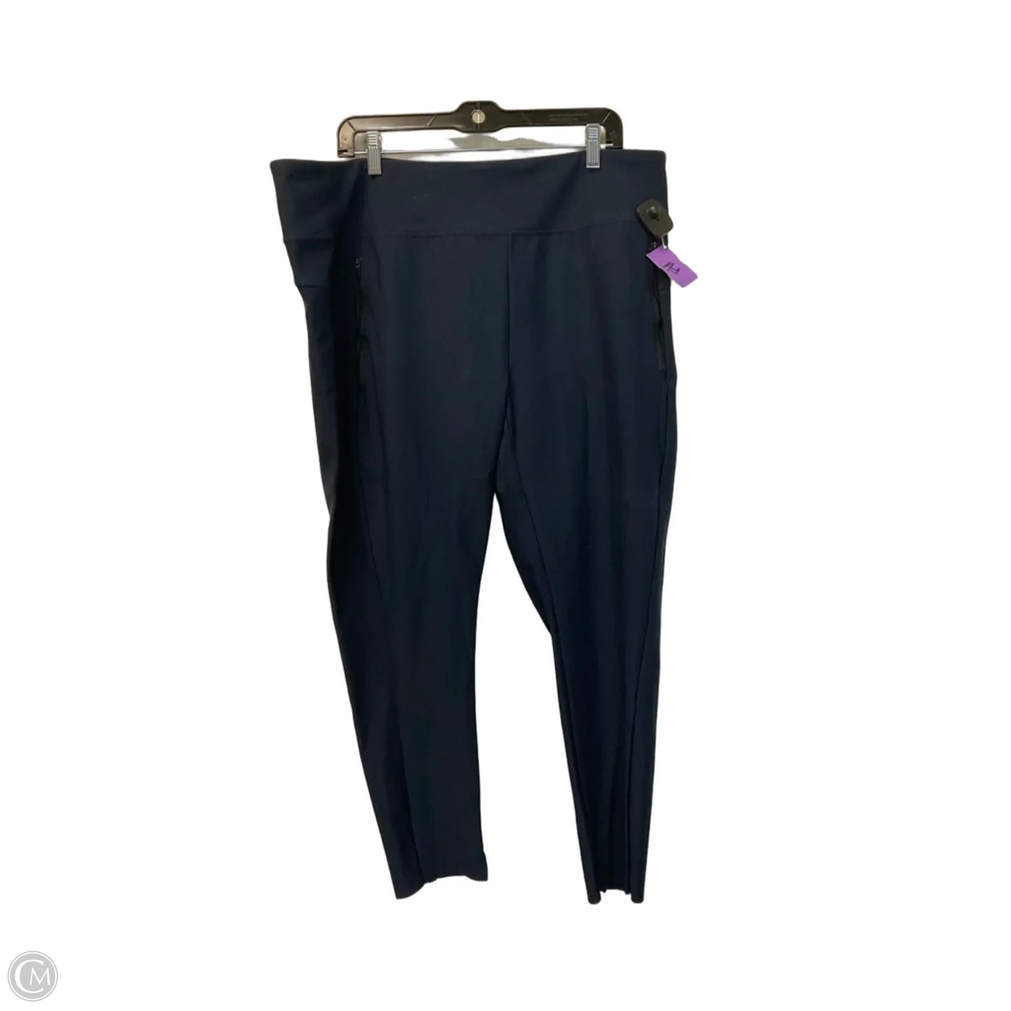 Athletic Pants By Athleta In Navy, Size: 1x
