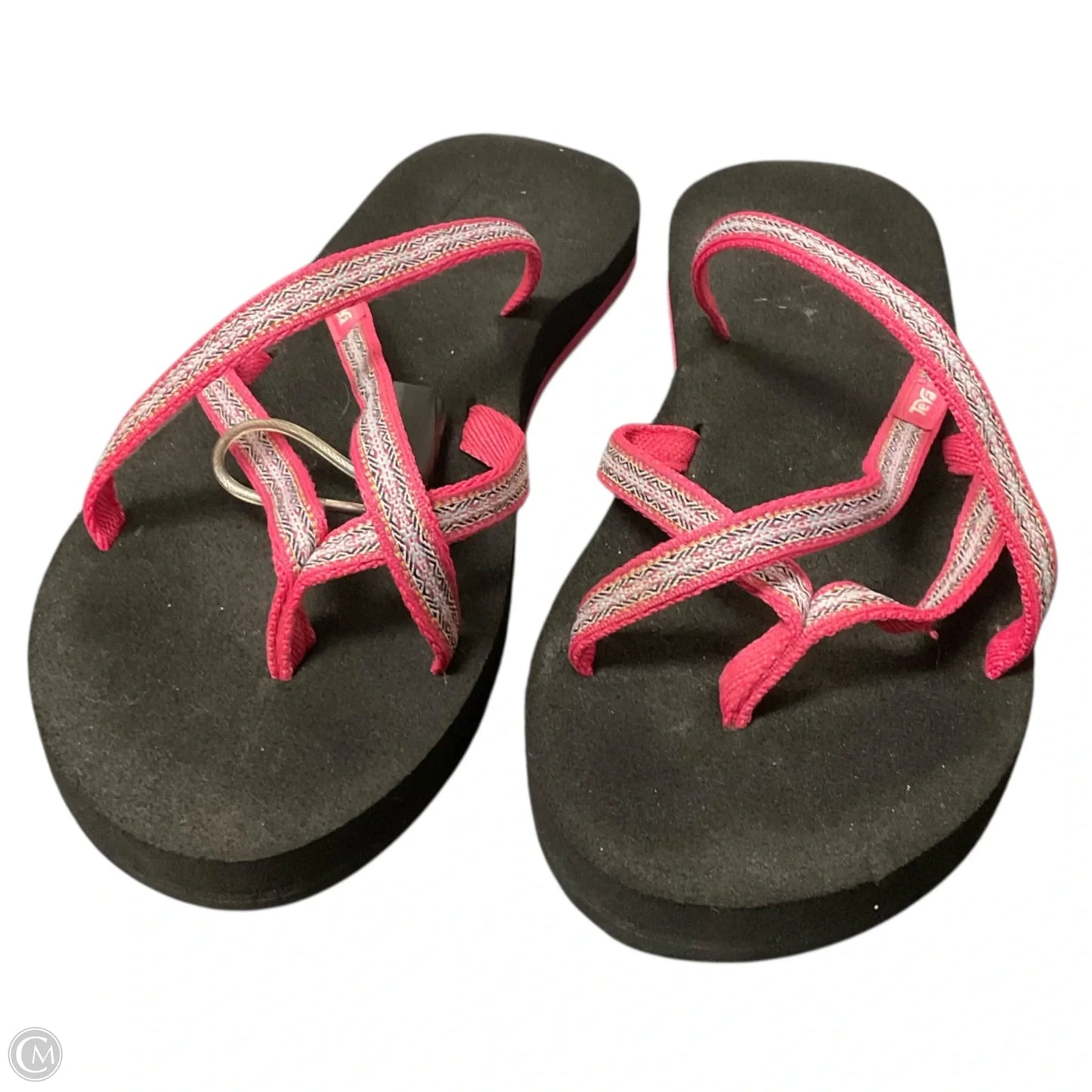 Sandals Flats By Teva In Pink, Size: 10