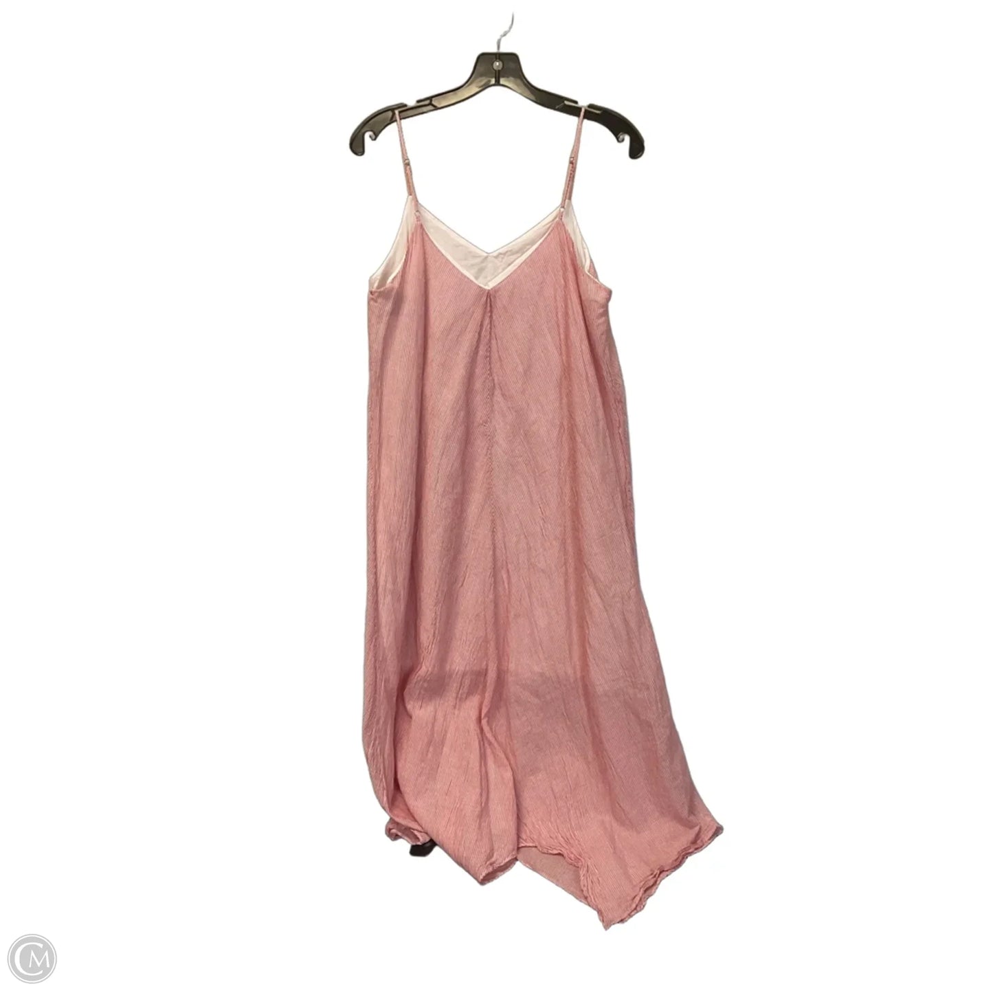 Dress Casual Midi By Cremieux In Striped Pattern, Size: M
