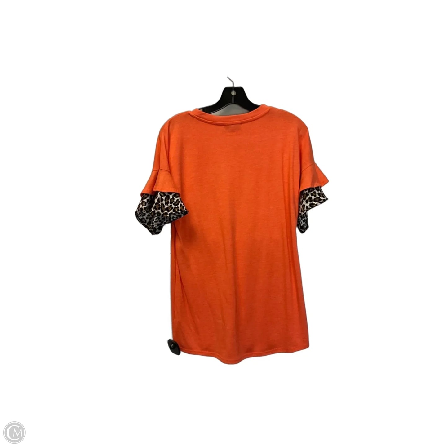Top Short Sleeve By Clothes Mentor In Orange, Size: S