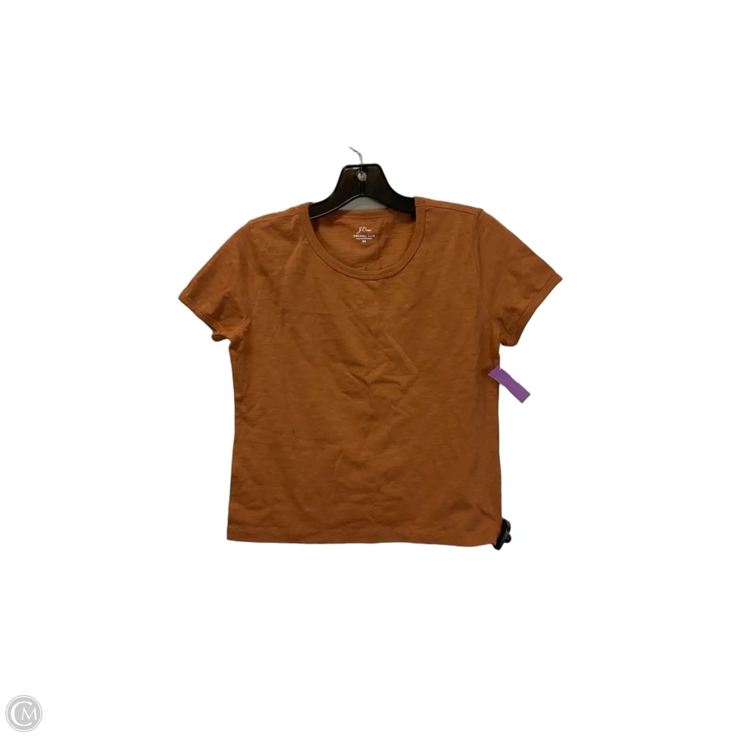 Top Short Sleeve Basic By J. Crew In Brown, Size: Xs