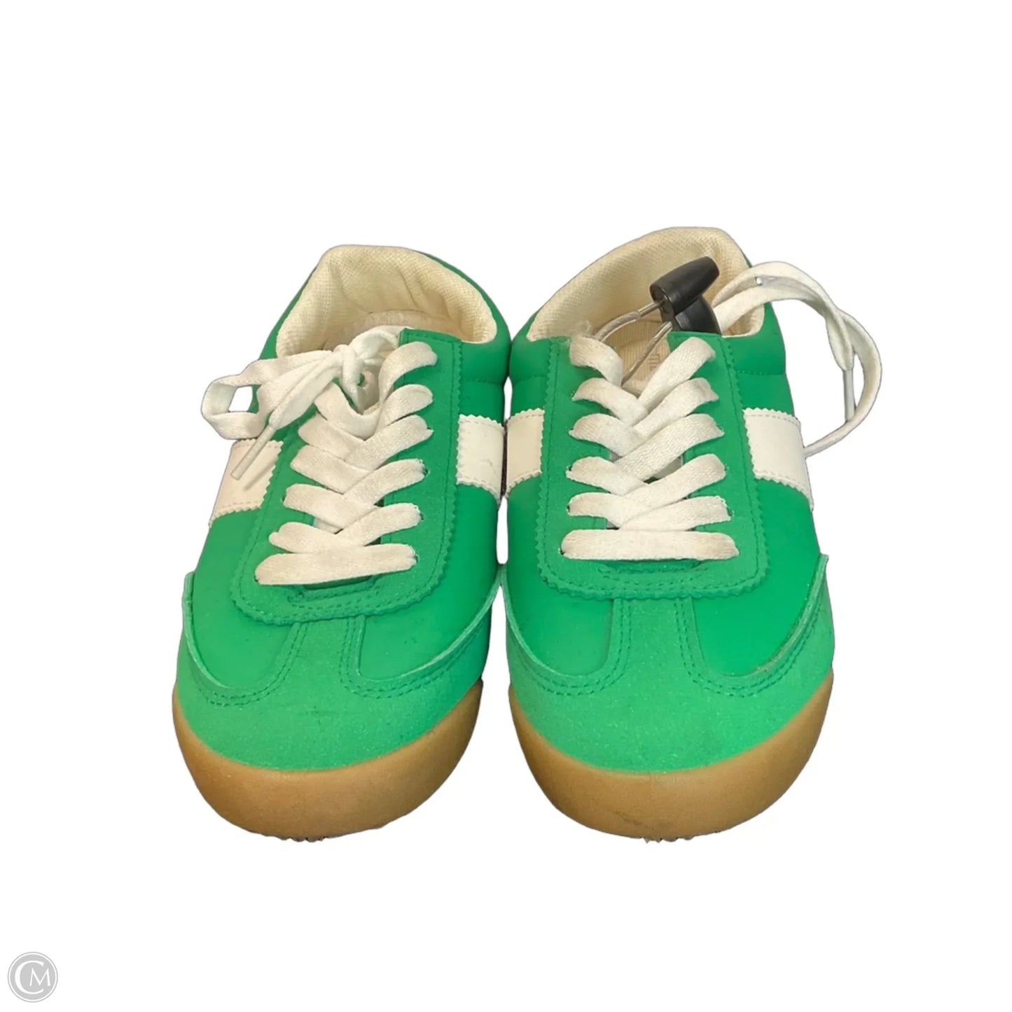 Shoes Sneakers By Madden Girl In Green, Size: 6.5