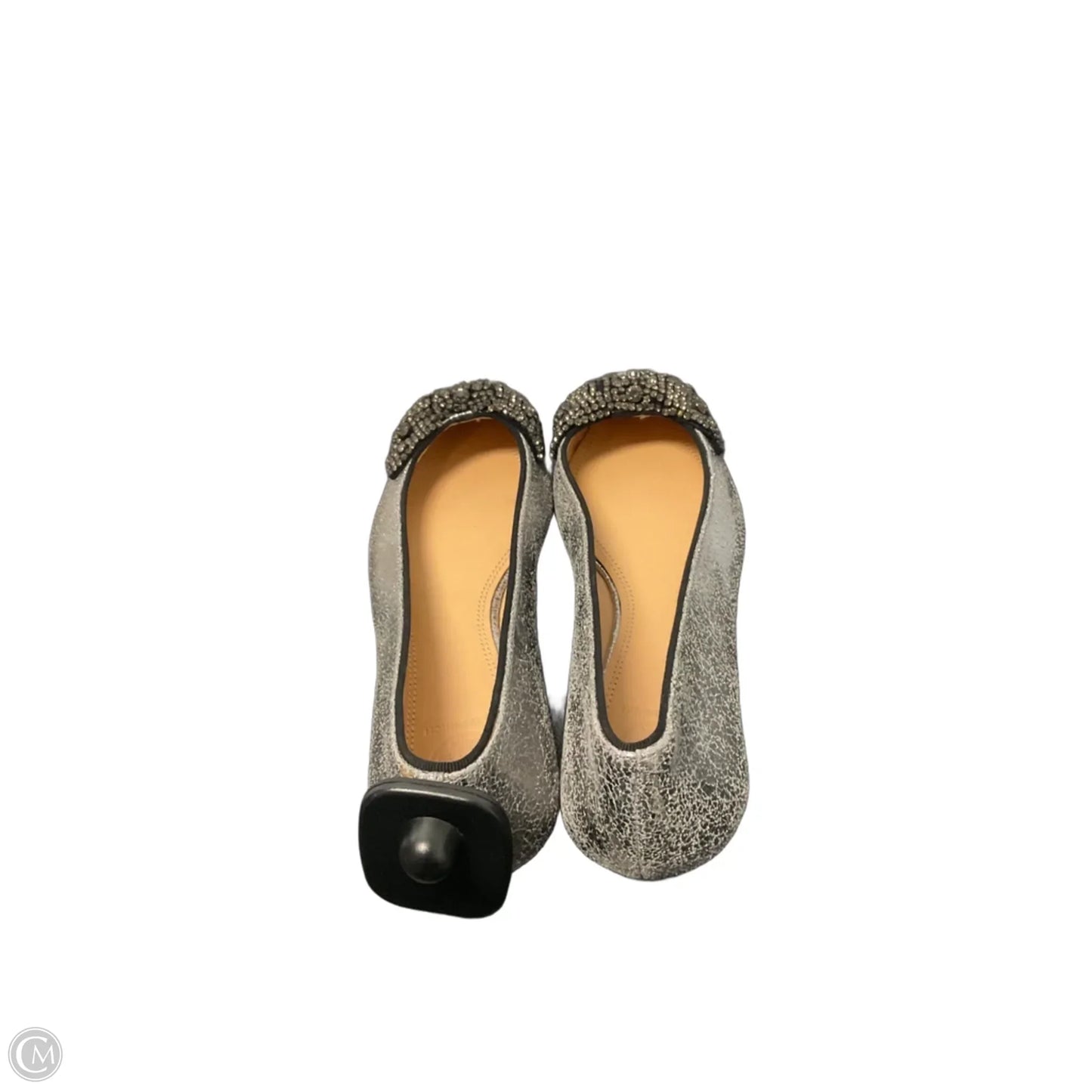 Shoes Designer By Tory Burch In Silver, Size: 6.5