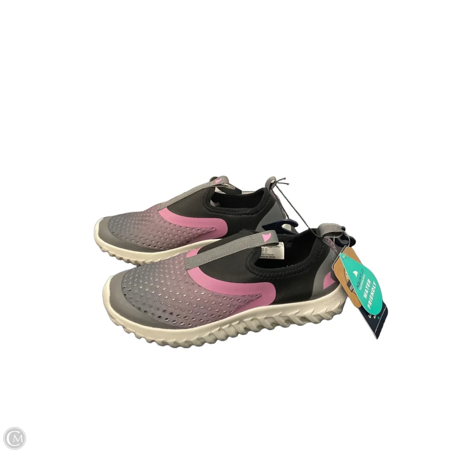 Shoes Flats By Clothes Mentor In Grey & Pink, Size: 6