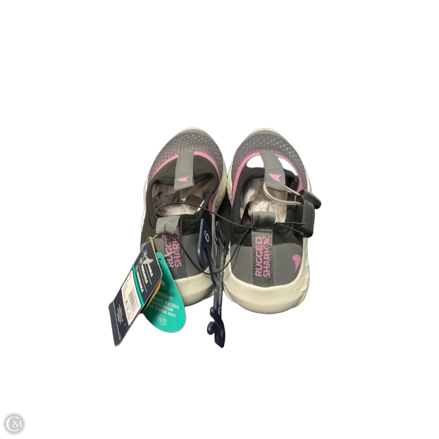 Shoes Flats By Clothes Mentor In Grey & Pink, Size: 6
