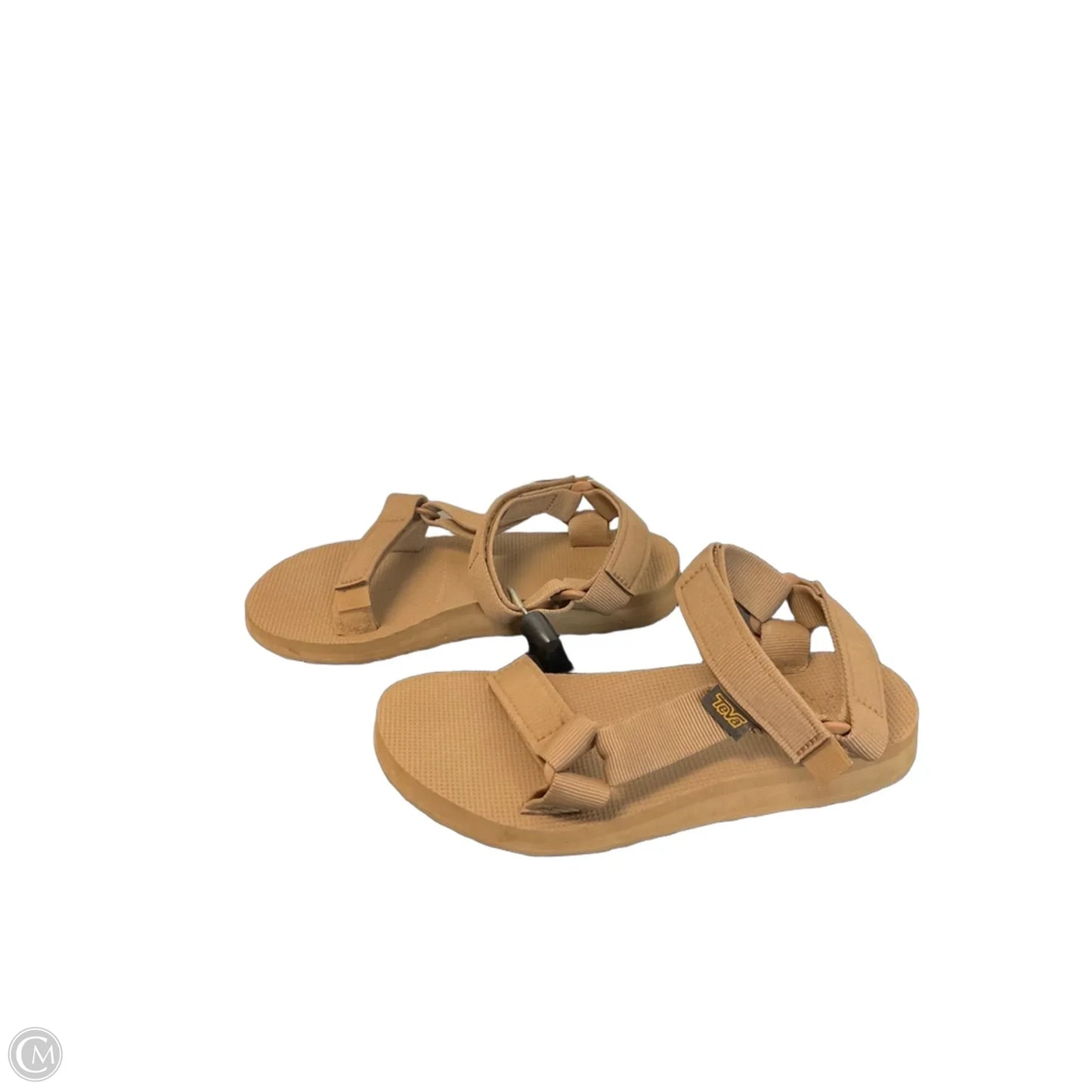 Sandals Flats By Teva In Tan, Size: 5
