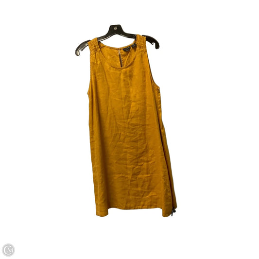 Dress Casual Short By Tahari In Yellow, Size: M