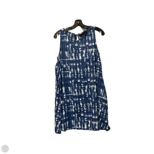 Dress Casual Short By Tahari In Blue & White, Size: S
