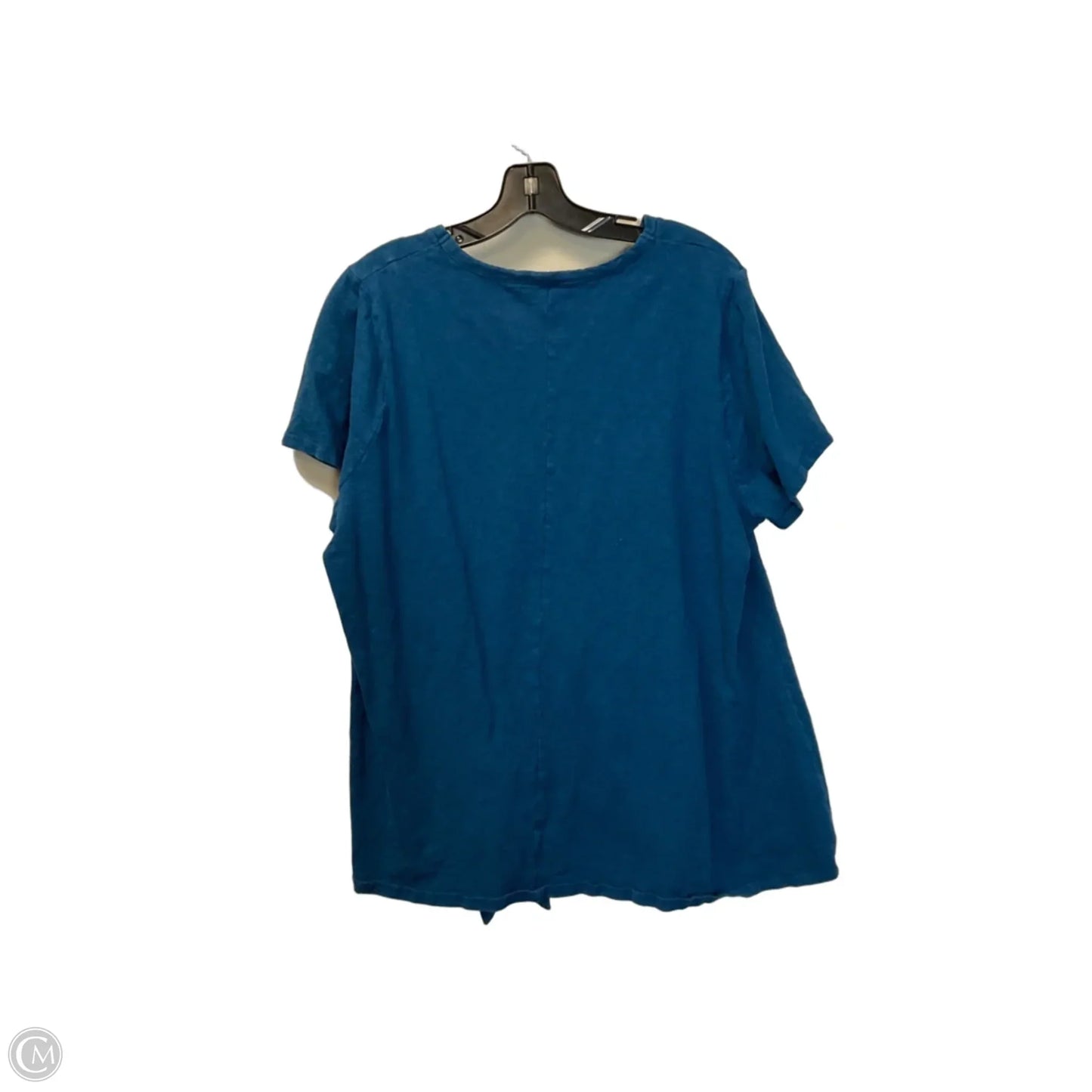 Top Short Sleeve By Lane Bryant In Blue, Size: Xl