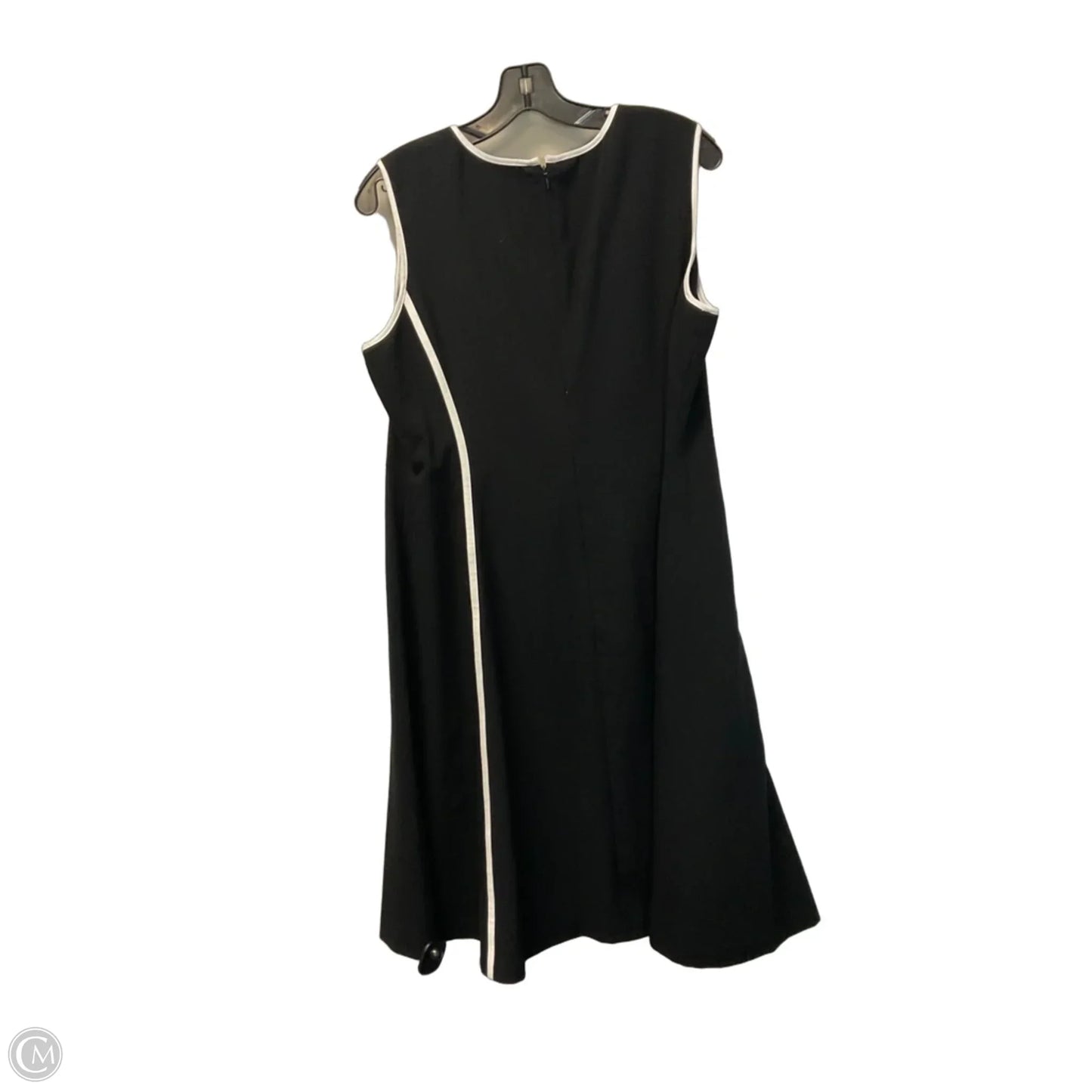 Dress Work By Calvin Klein In Black, Size: 14