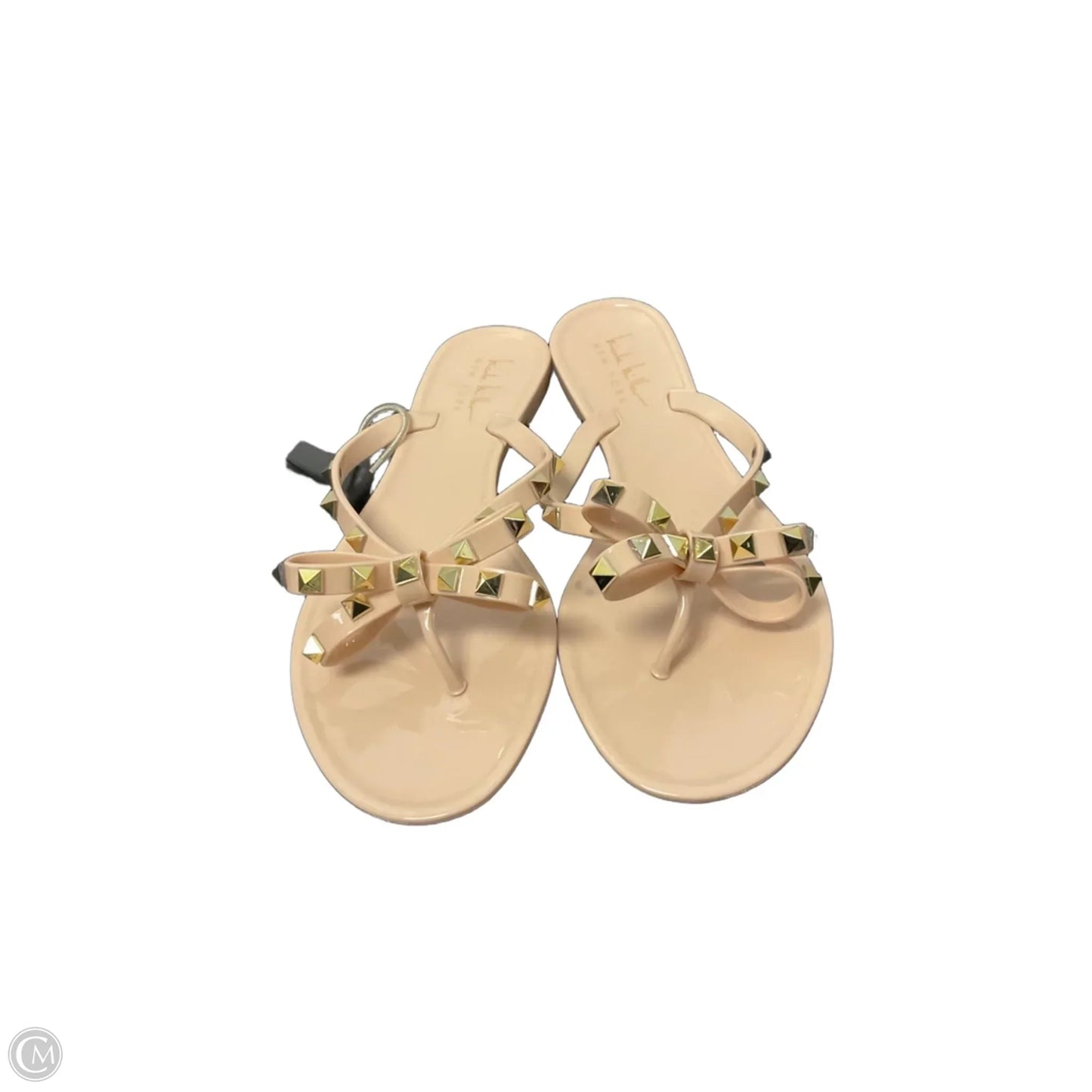Sandals Flats By Nicole Miller In Tan, Size: 8