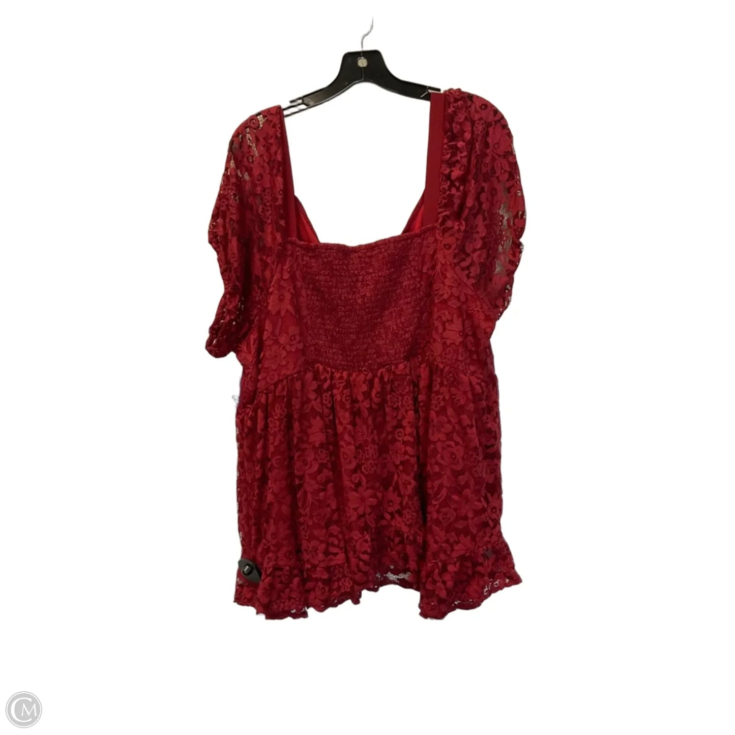 Top Short Sleeve By Torrid In Red, Size: 4x