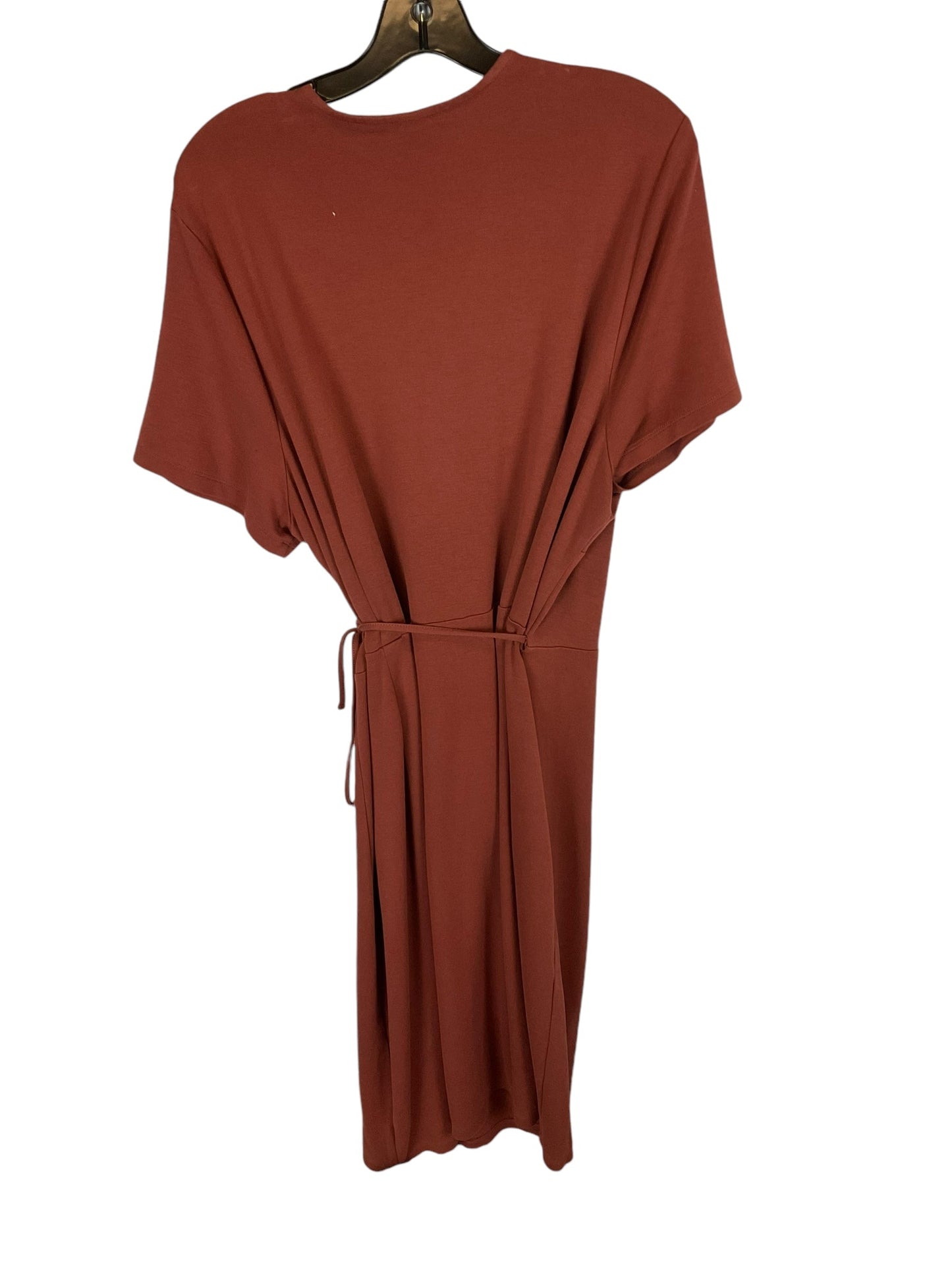 Dress Casual Midi By Old Navy In Brown, Size: Xxl