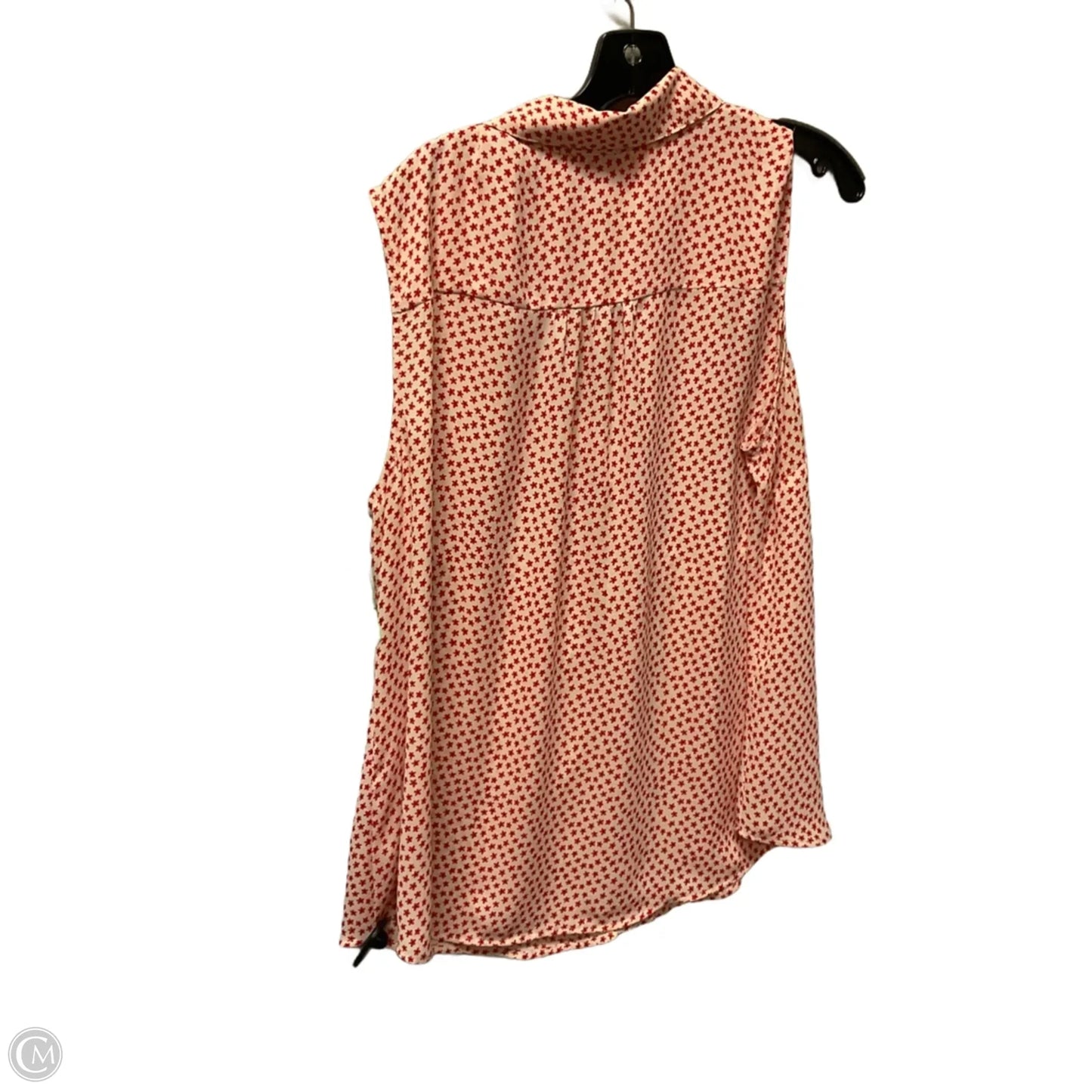 Top Sleeveless By Cabi In Red, Size: Xl