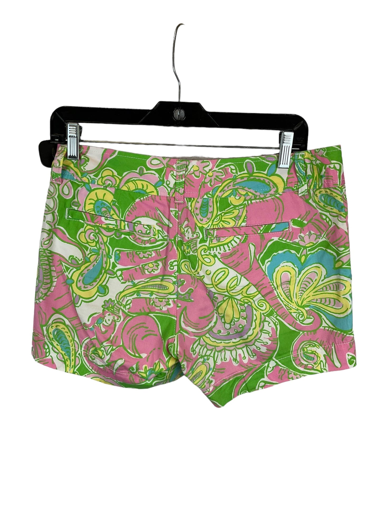 Green & Pink Shorts Lilly Pulitzer, Size 2