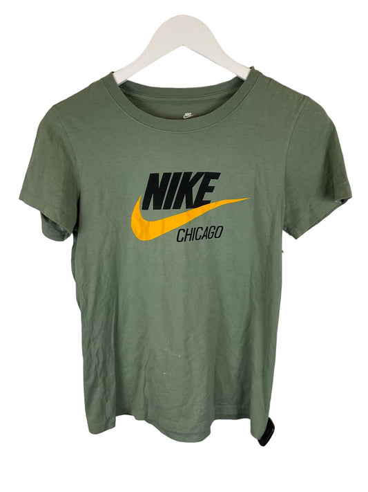 Green Top Short Sleeve Nike, Size Xs