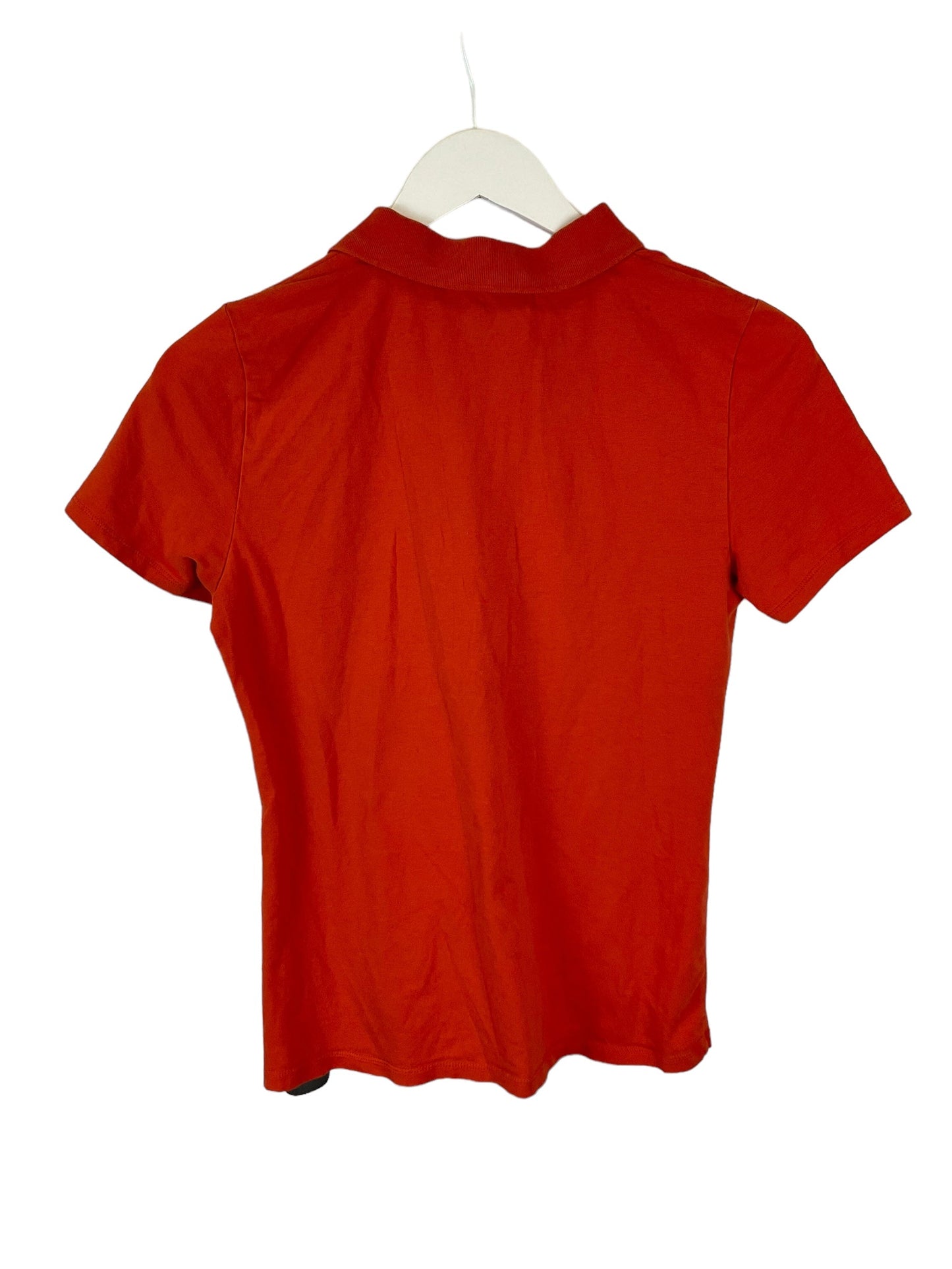 Orange Top Short Sleeve Michael By Michael Kors, Size M