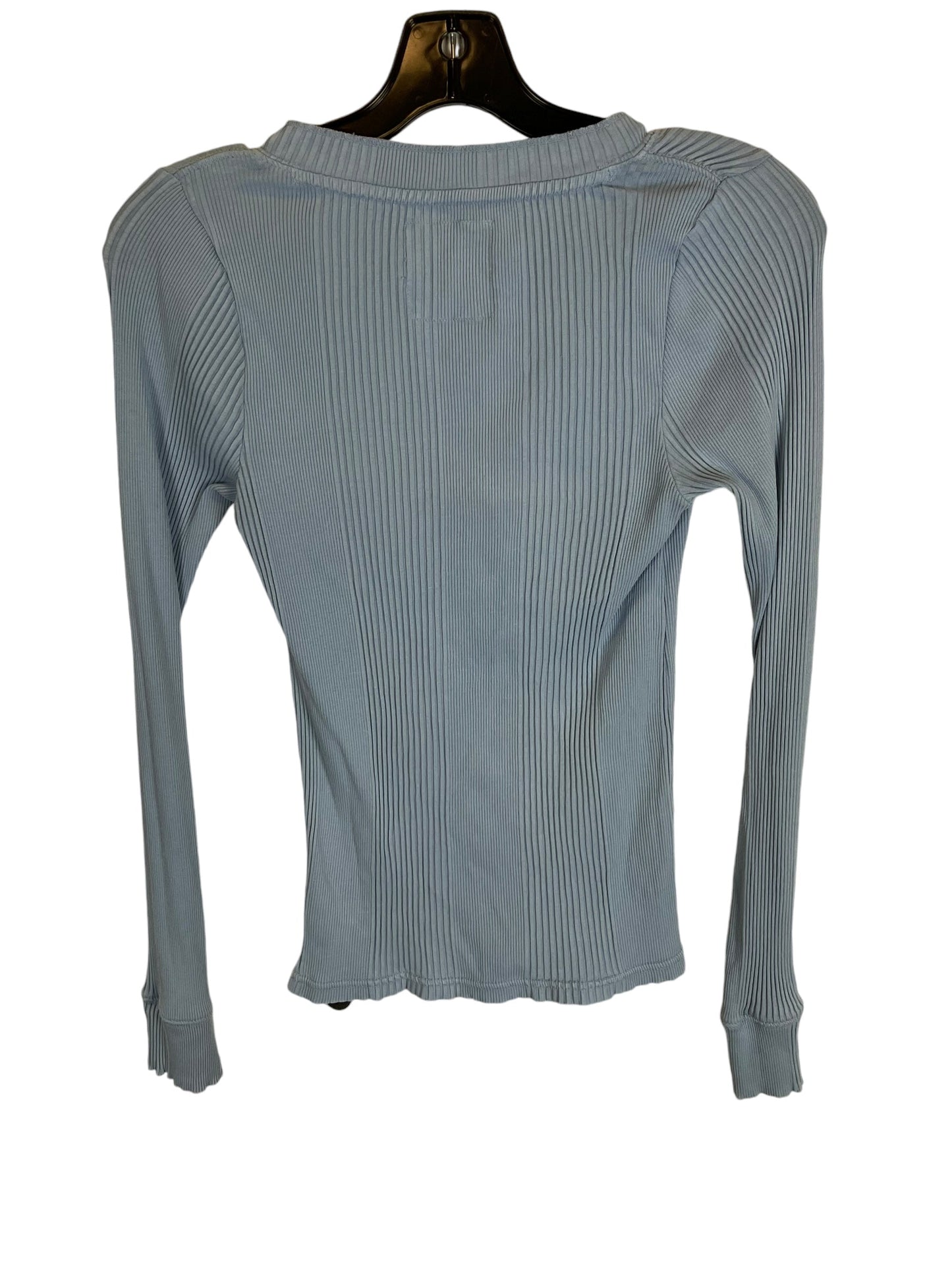 Top Long Sleeve By Aerie In Blue, Size: M