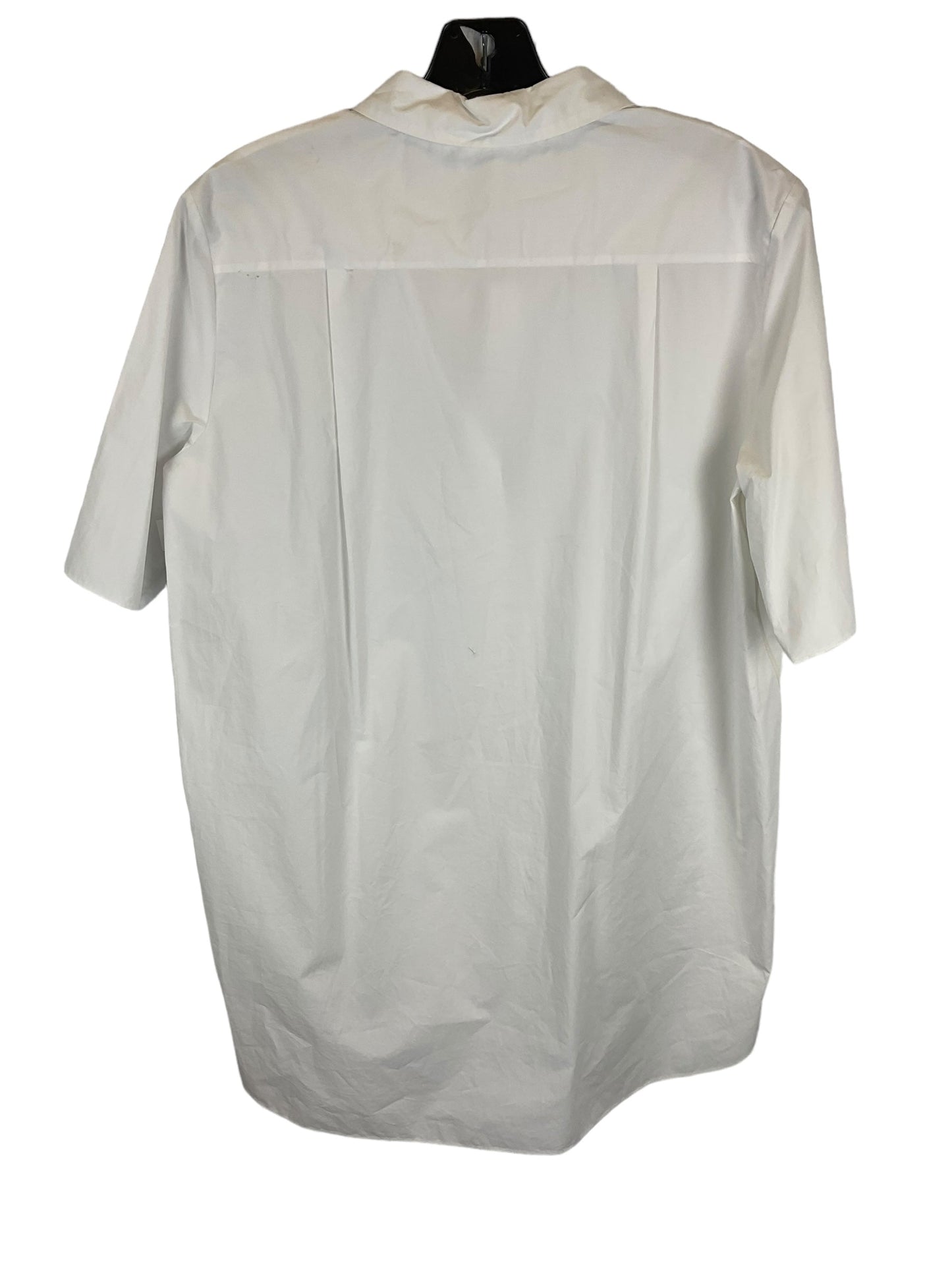 White Top Short Sleeve Designer Cos, Size 12