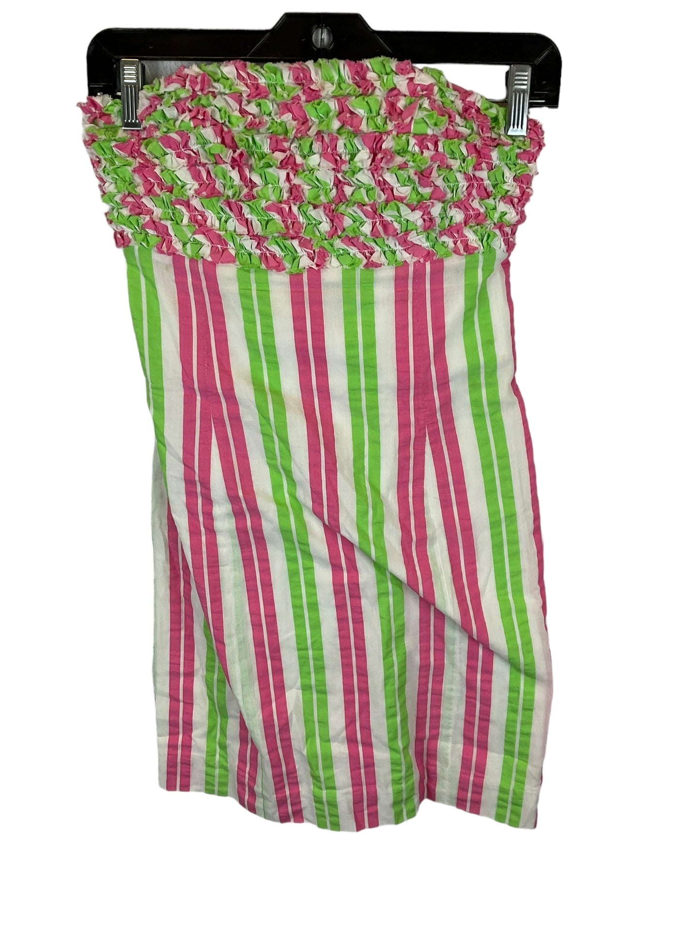 Green & Pink Dress Designer Lilly Pulitzer, Size 2