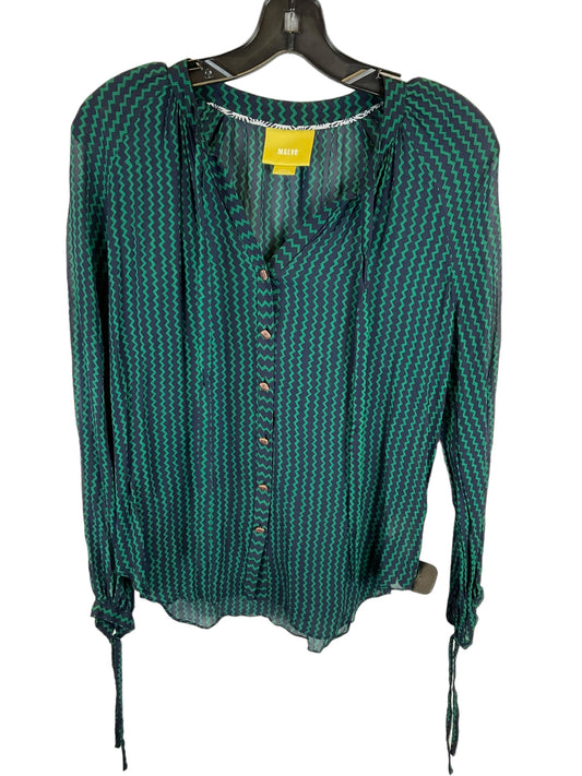 Green Top Long Sleeve Maeve, Size S