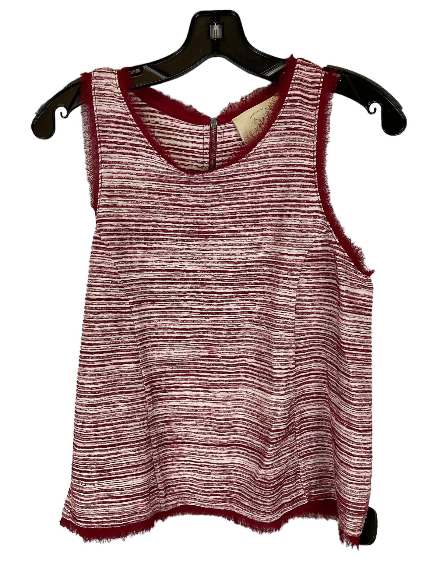 Top Sleeveless By Anthropologie In Red, Size: S