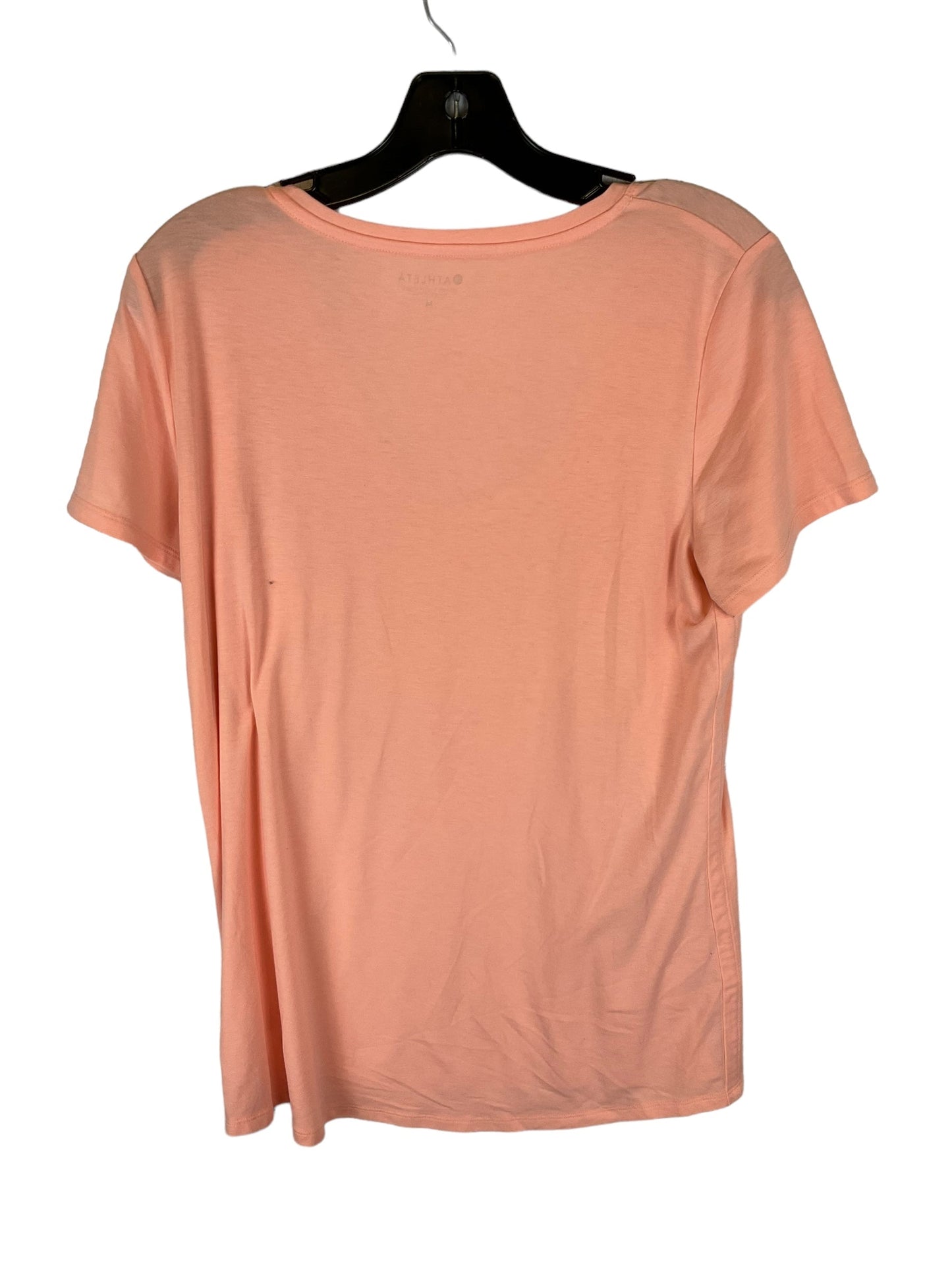 Top Short Sleeve Basic By Athleta In Orange, Size: M