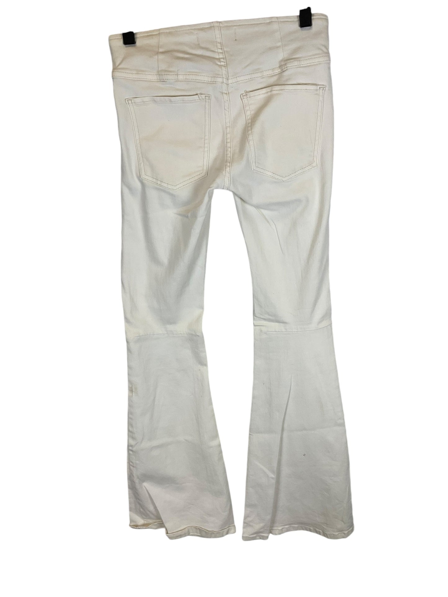 Jeans Flared By We The Free In Cream Denim, Size: 0